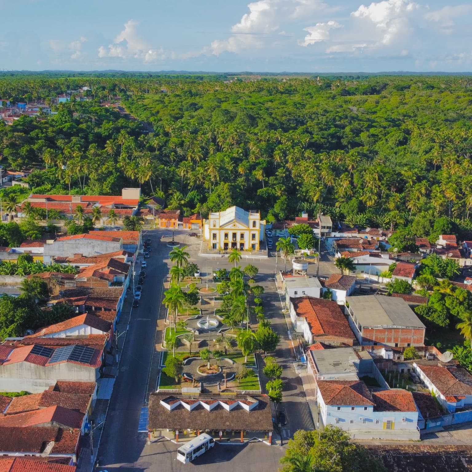 Vista do município de Nísia Floresta, RN