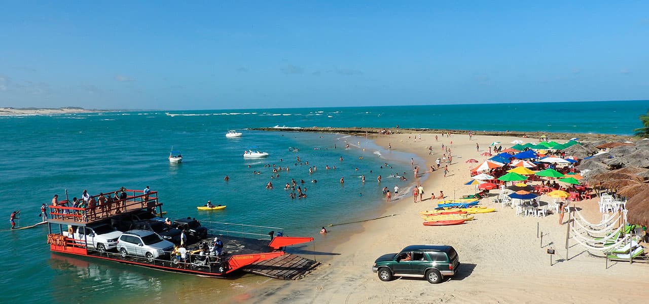 Vista do município de Tibau do Sul, RN
