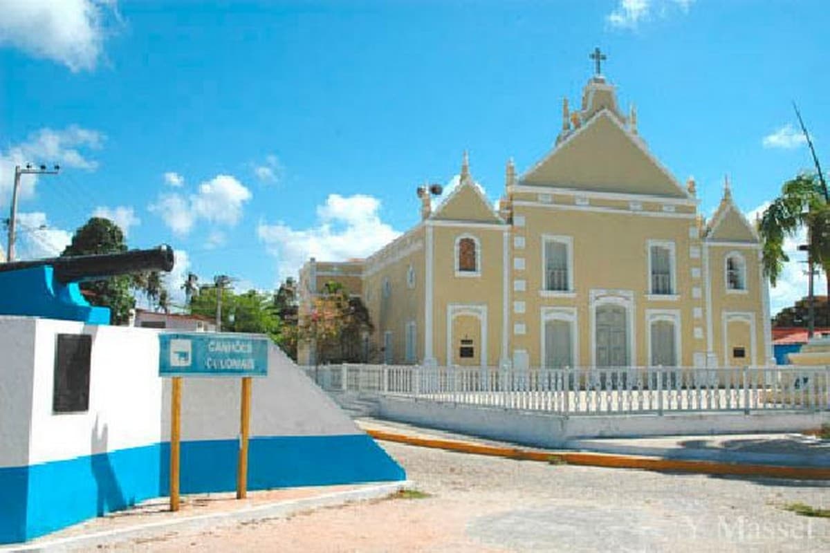 Vista do município de Touros, RN