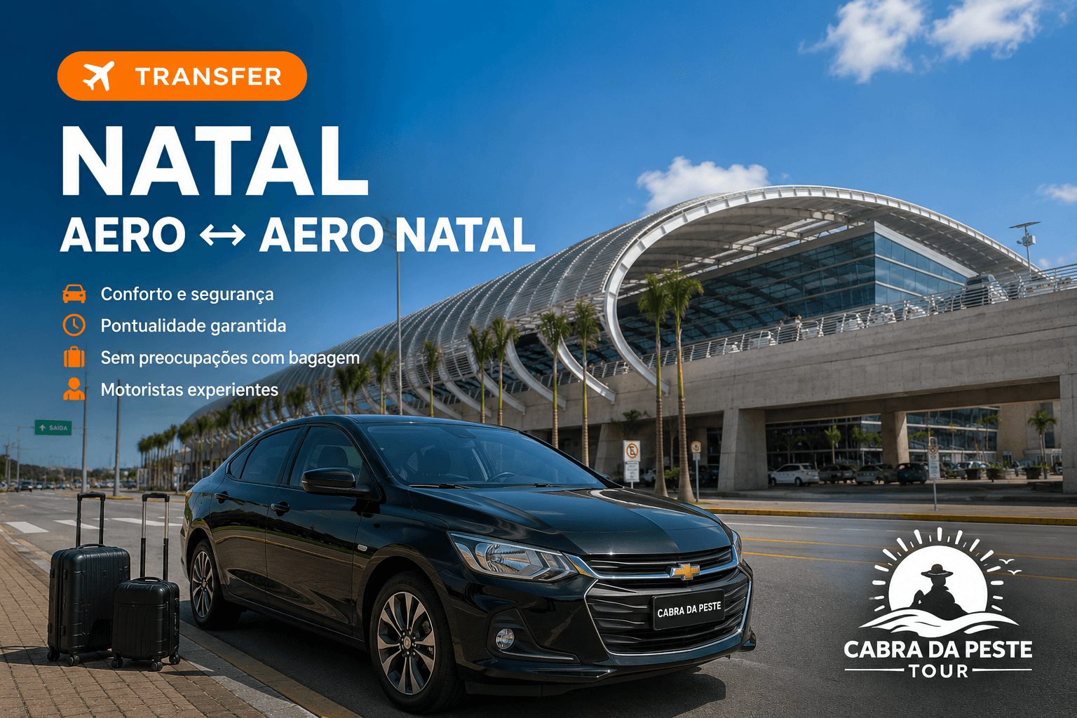 Transfer Aeroporto de Natal ↔ Natal
