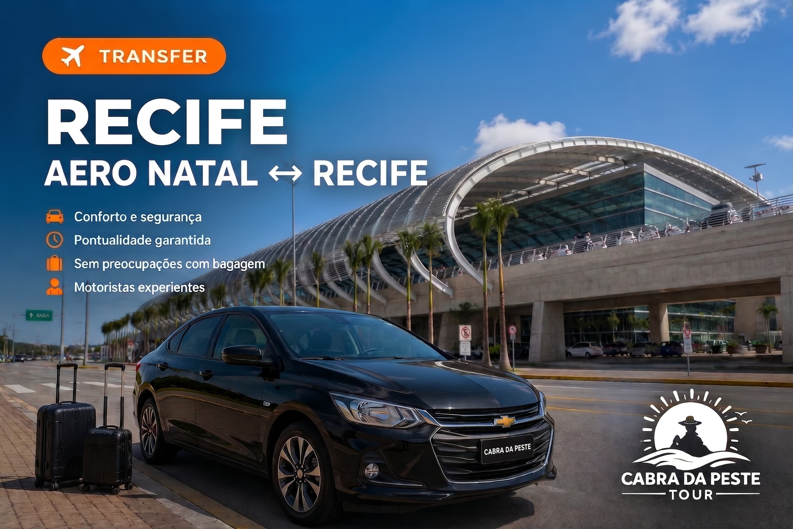 Transfer Aeroporto de Natal ↔ Recife