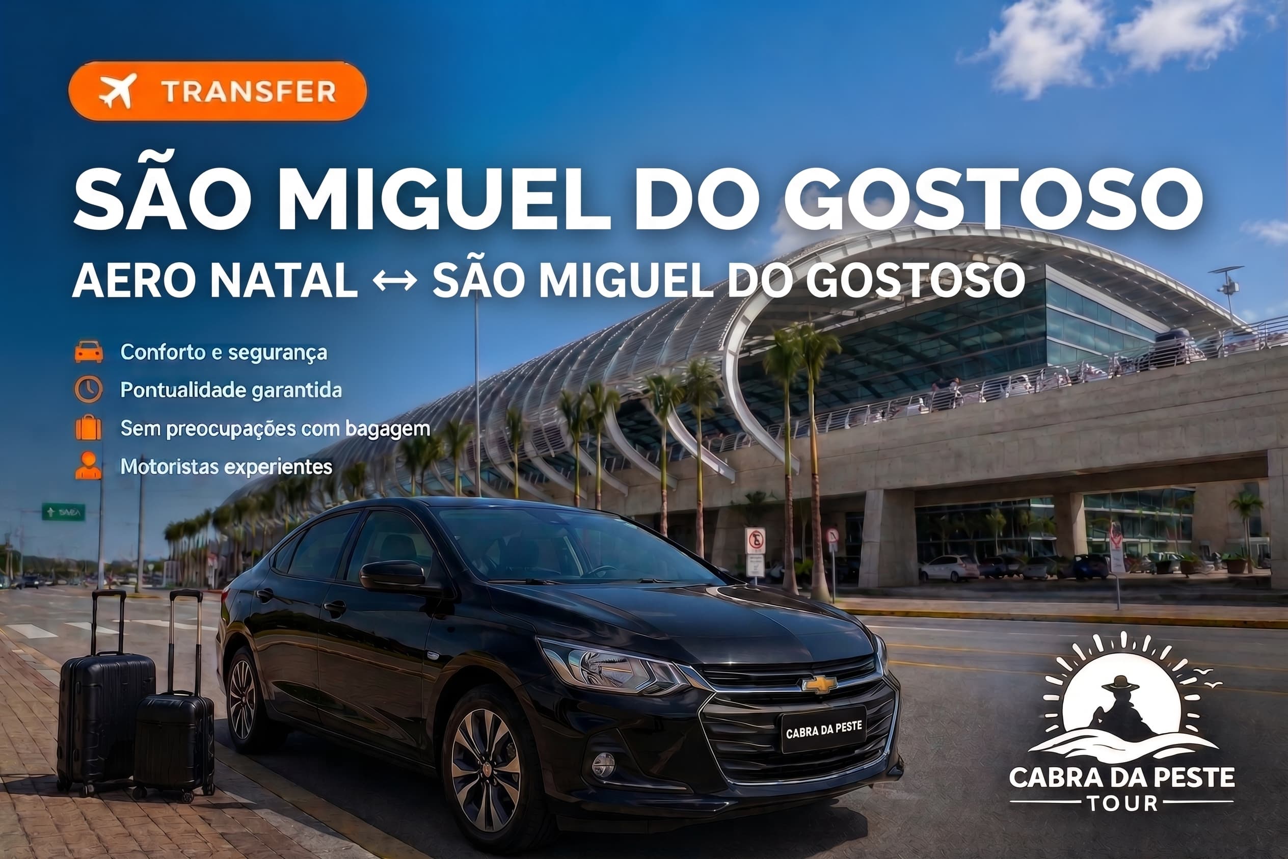 Transfer Aeroporto de Natal ↔ São Miguel do Gostoso