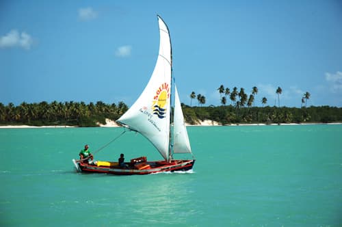 Vista de Barra do Cunhaú, RN