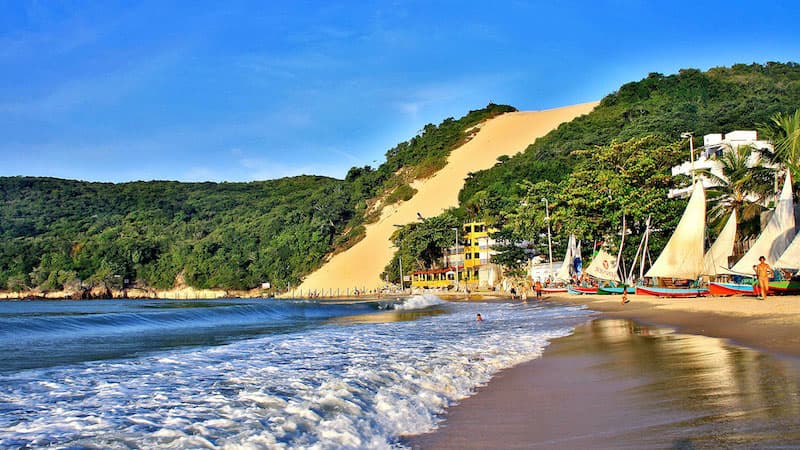 Praia do litoral sul do Rio Grande do Norte